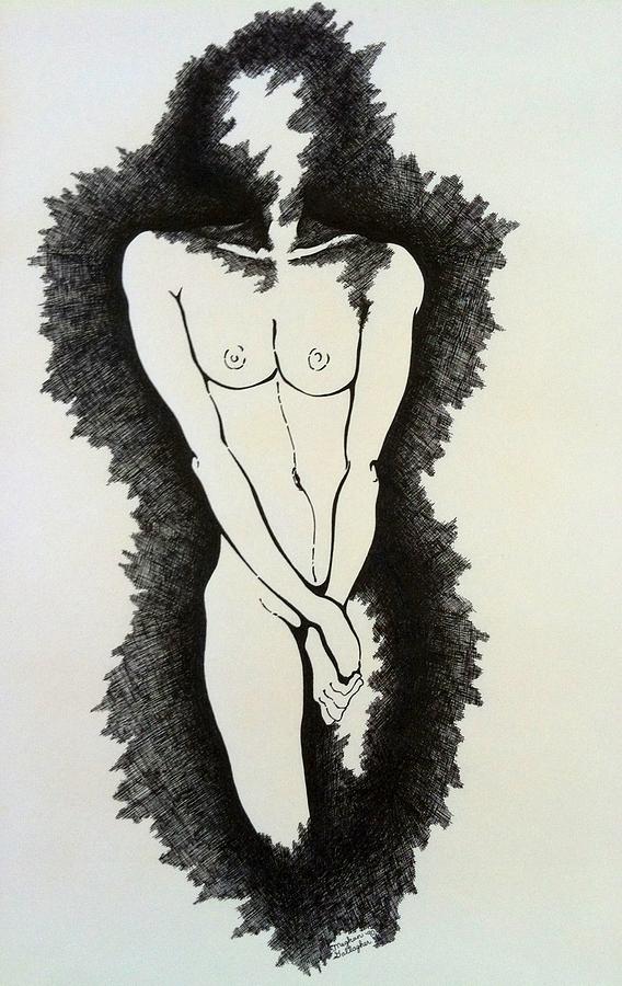 Holding On Drawing by Meghan Gallagher