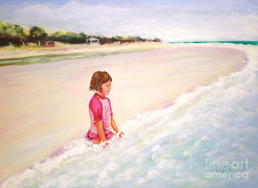 Holding the Ocean Painting by Patricia Piffath