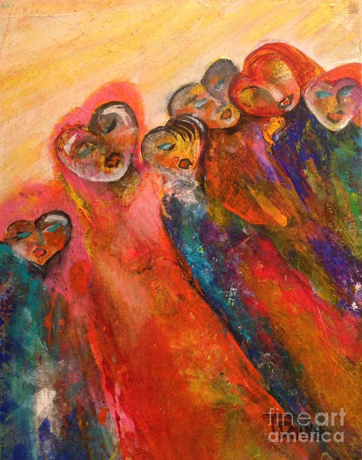 Colorful Painting - Holding You Up in Song by Terri Davis Colorful Painting - Holding You Up in Song by Terri Davis