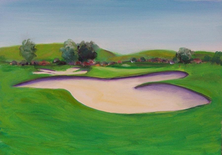 Hole 10 Pastures of Heaven Painting by Shannon Grissom