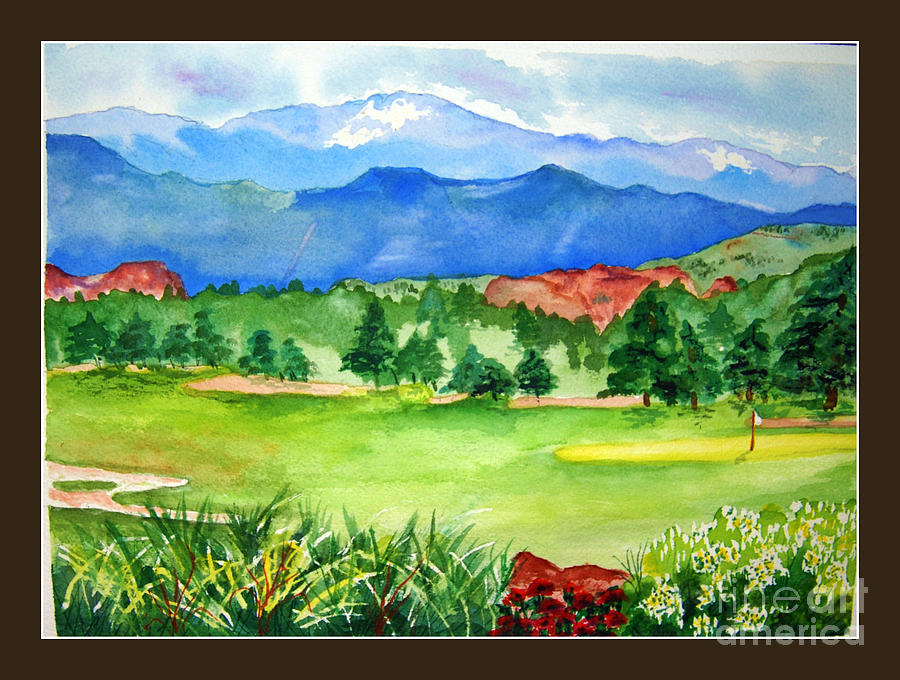 Hole 18 Painting by Janet Cruickshank