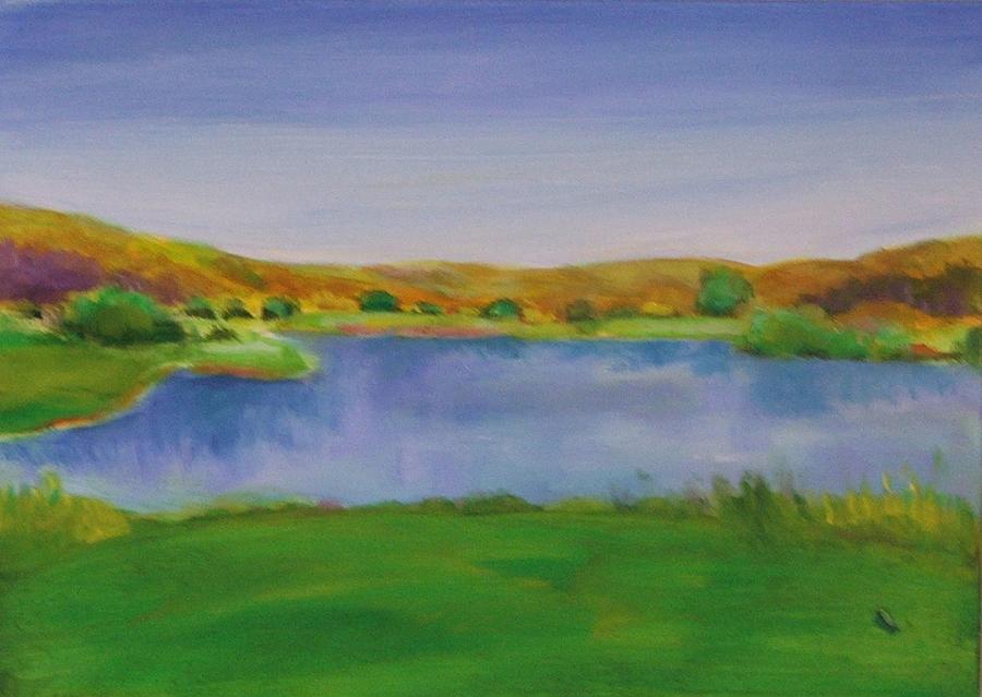 Hole 3 Fade Away Painting by Shannon Grissom