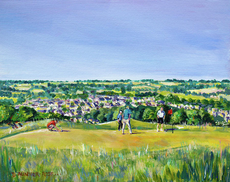 Hole 3 - Old Lodge Painting by Seeables Visual Arts