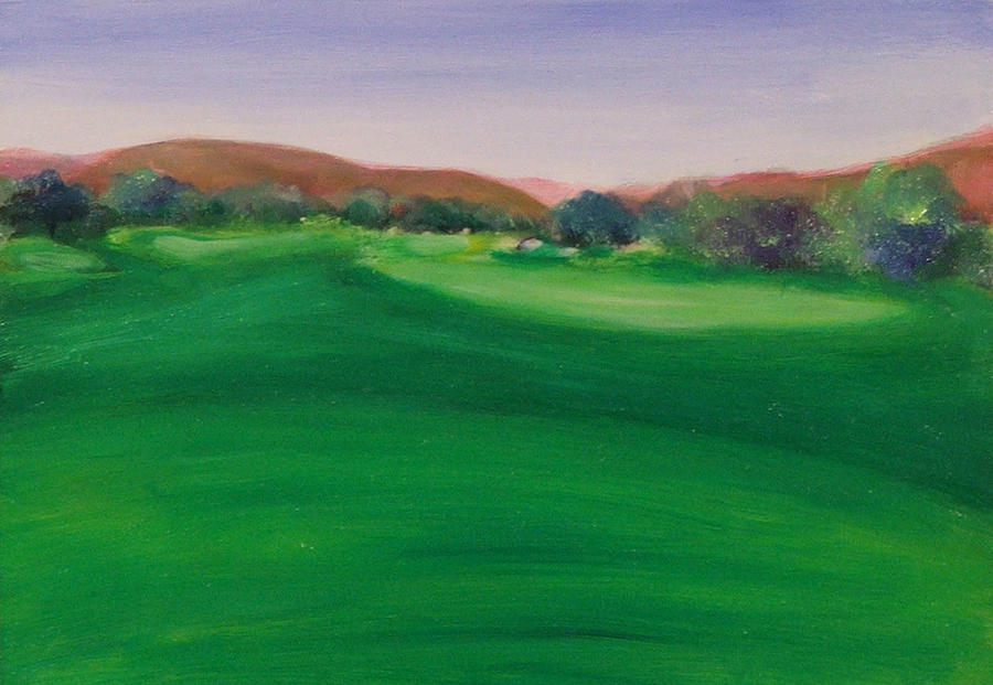 Hole 5 San Justo Painting by Shannon Grissom