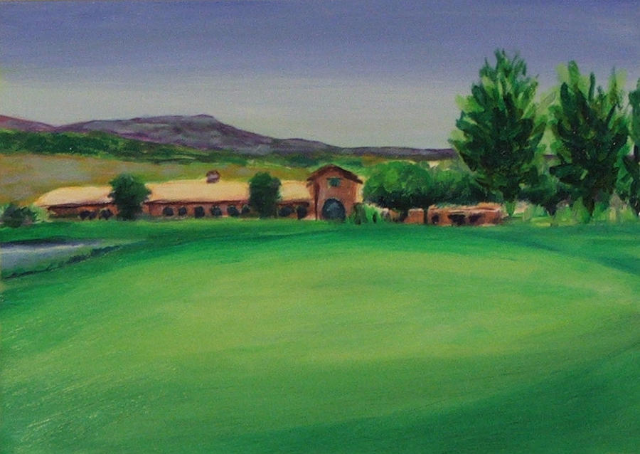 Hole 9 Entrapment Painting by Shannon Grissom