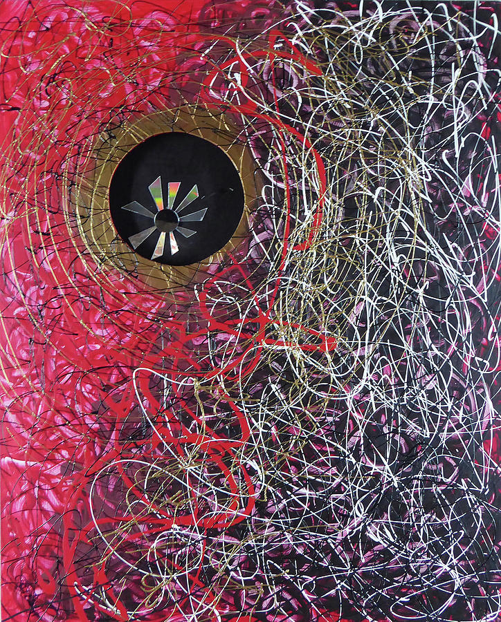 Hole In My Heart Painting - Hole in My Heart by Jack Hanzer Susco