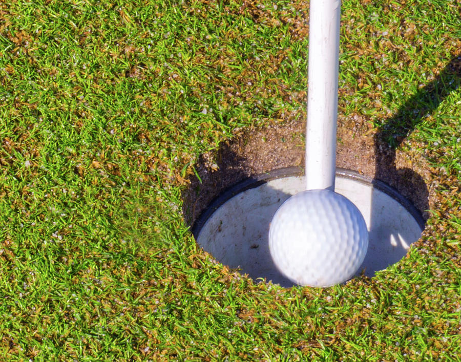 Golf Photograph - Hole In One by Dennis Dugan