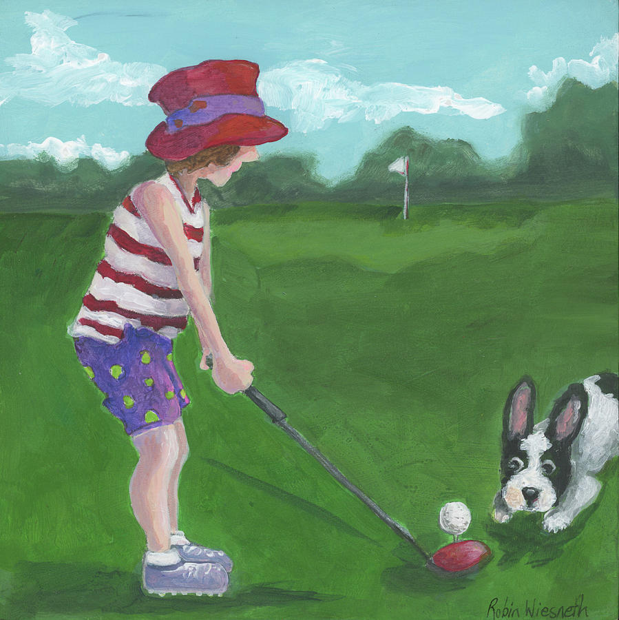 Hole in one Painting by Robin Wiesneth
