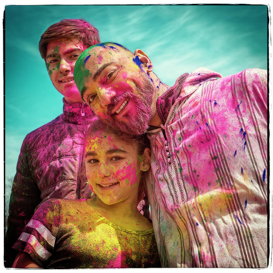 Holi #1 Photograph by Jerry Golab