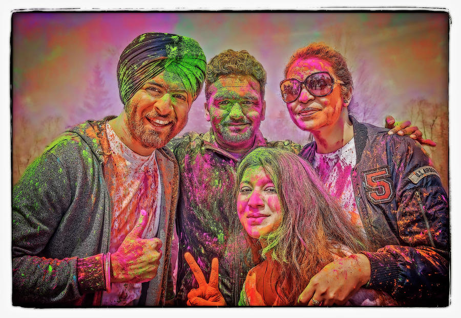 Holi #13 Photograph by Jerry Golab