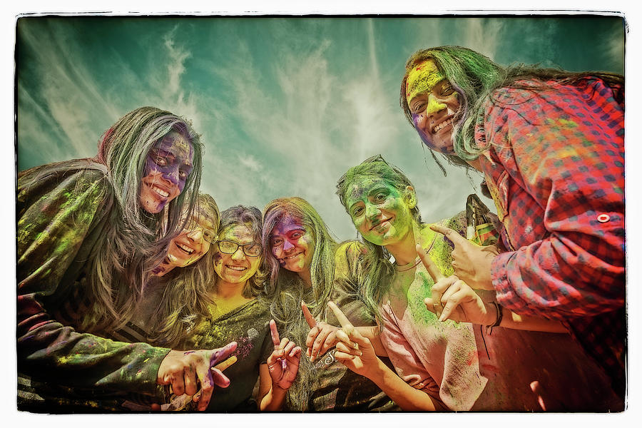 Holi #19 Photograph by Jerry Golab