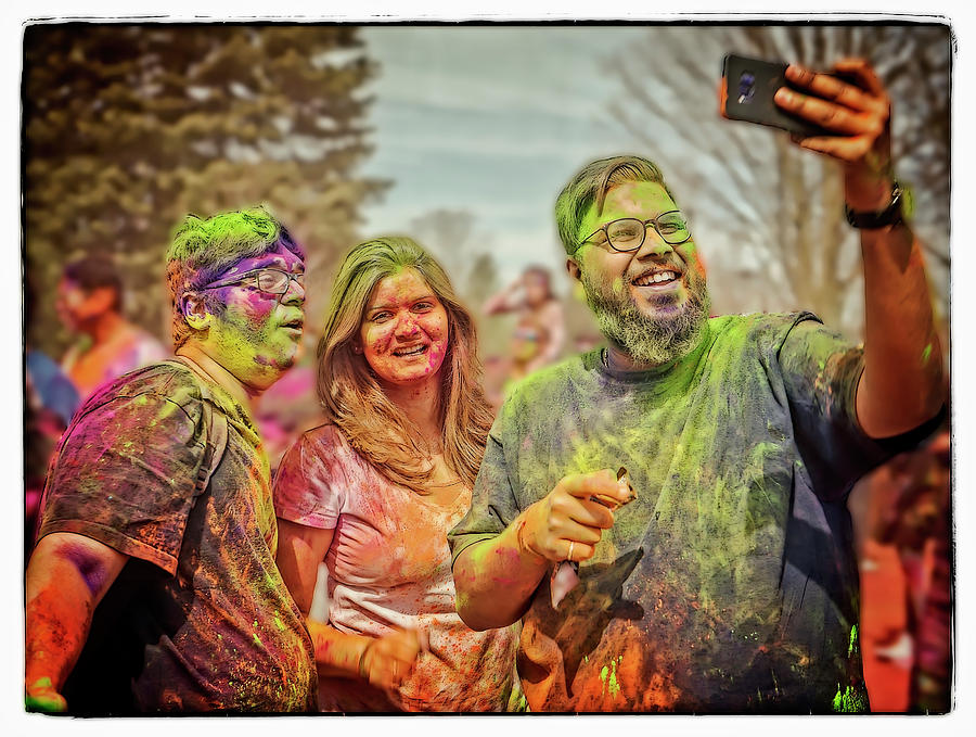 Holi #31 Photograph by Jerry Golab