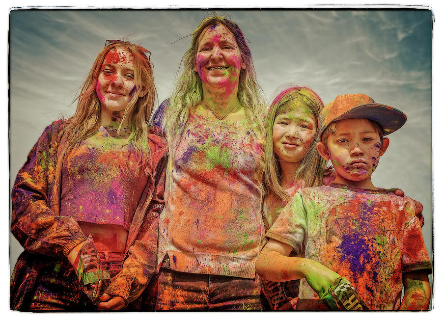 Holi #7 Photograph by Jerry Golab