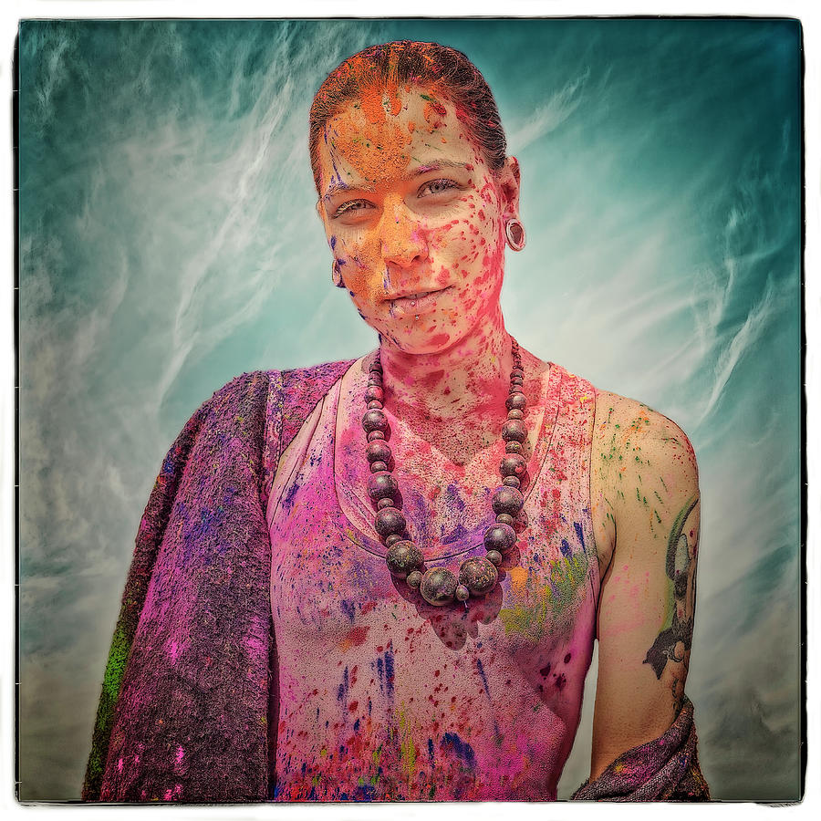 Holi #8 Photograph by Jerry Golab