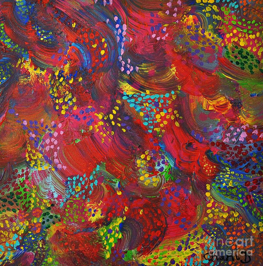 Holi Festival of colors India Painting by Chani Demuijlder
