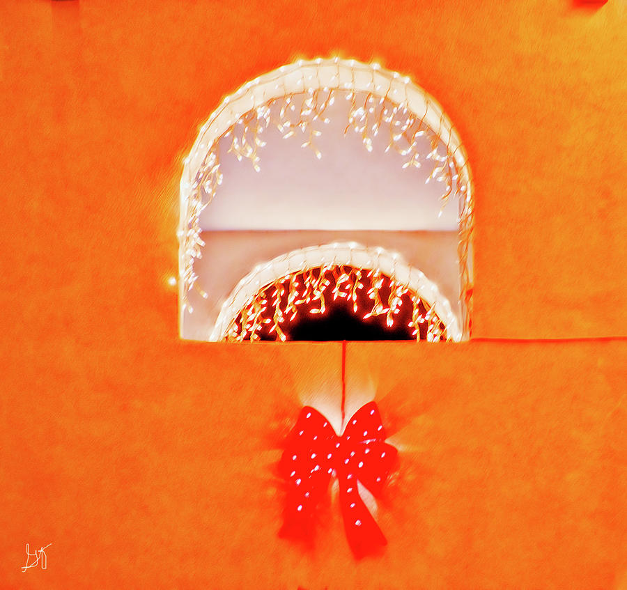 Holiday Arch Lights Photograph