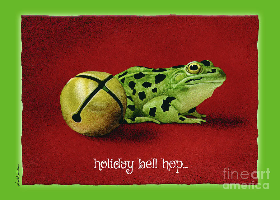 Animal Painting - Holiday Bell Hop... by Will Bullas