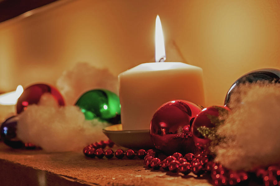 Holiday Candle Photograph