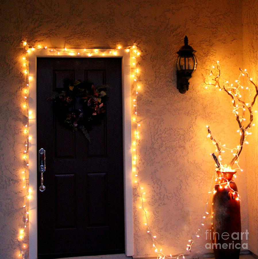 Holiday Door Photograph by Carol Komassa