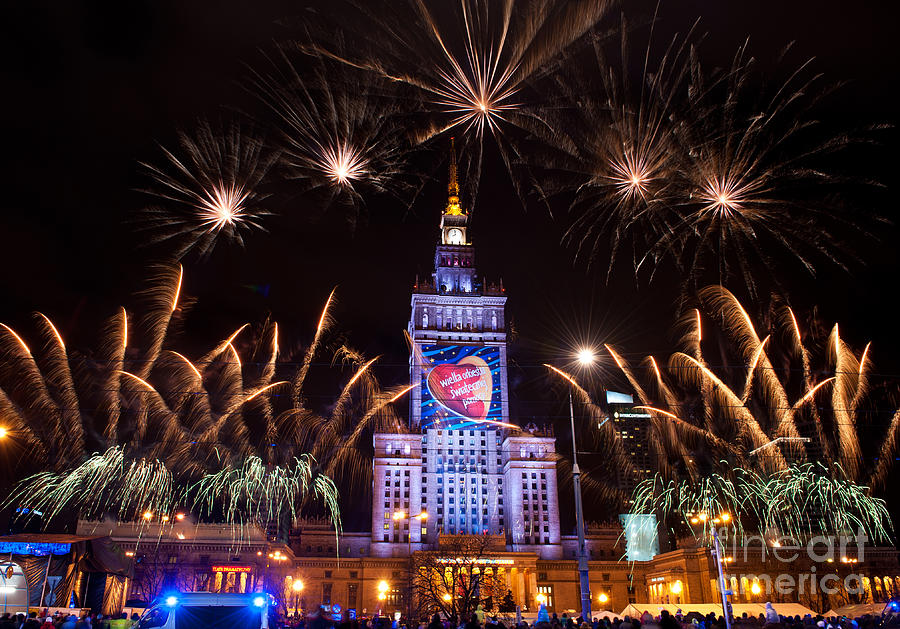 Architecture Photograph - Holiday fireworks at 22nd GOCC by Arletta Cwalina