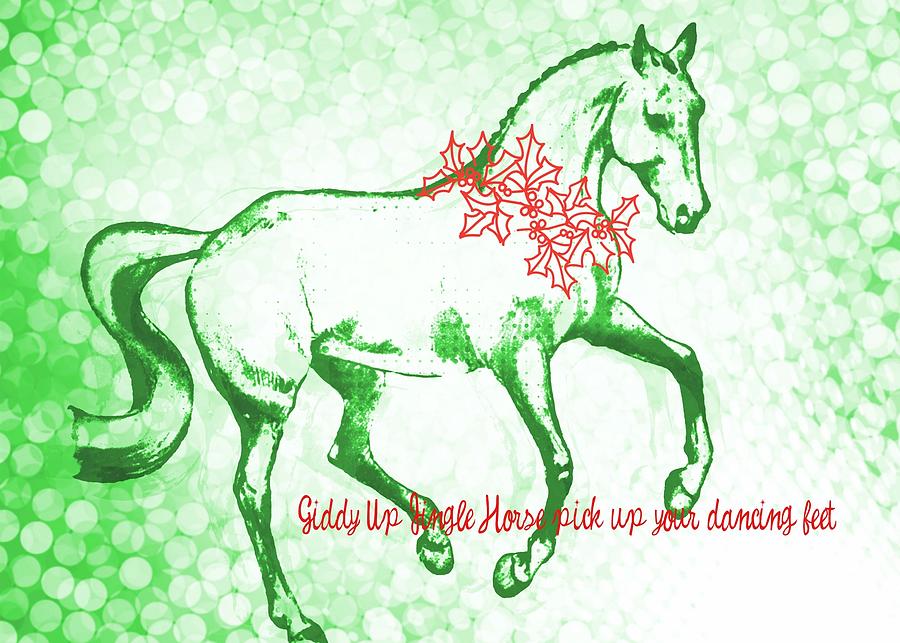 Holiday Flying Change Photograph by Dressage Design