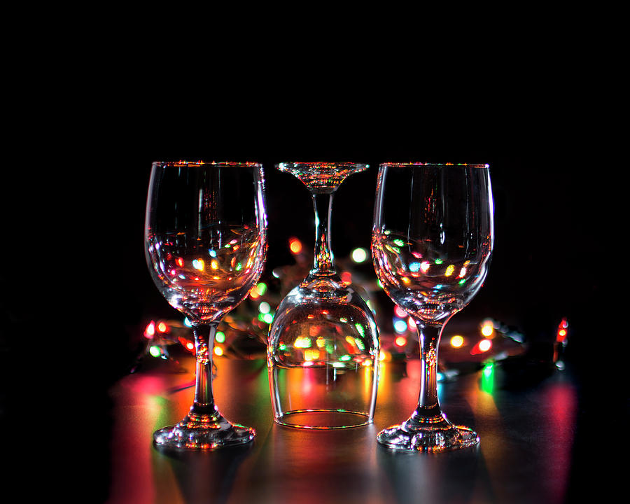 Christmas Photograph - Holiday Glass by Deborah Ritch
