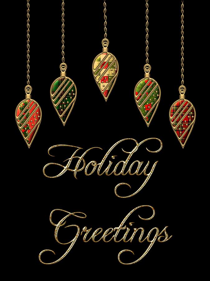 Holiday Greetings Merry Christmas Digital Art by Movie Poster Prints