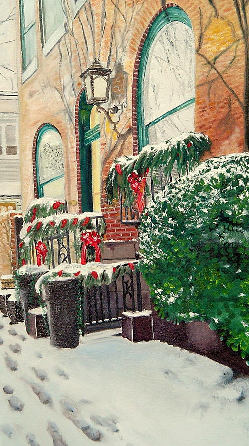 Holiday in the City Painting by John Schuller - Fine Art America