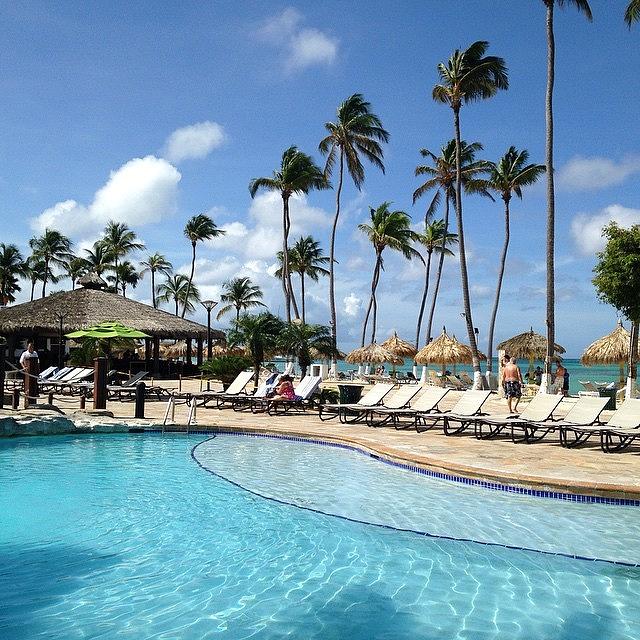 Aruba Photograph - Holiday Inn Aruba #igersaruba by Julie Winters