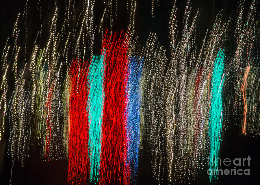 Holiday Lights Abstract Photograph by Marianne Jensen