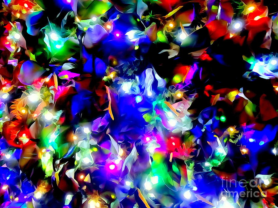 Holiday Lights Digital Art by Ed Weidman