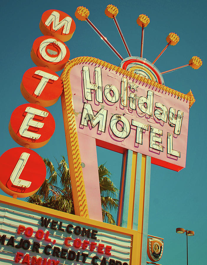 Las Vegas Photograph - Holiday Motel, Las Vegas by Jim Zahniser