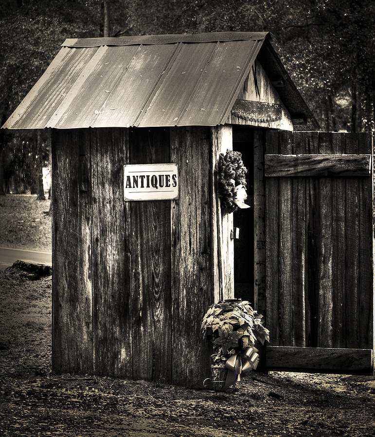Holiday Outhouse 2 Photograph by Debra Forand