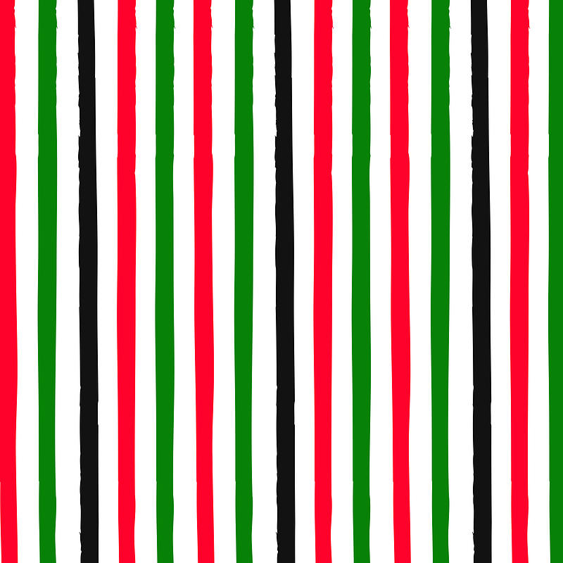 Holiday Digital Art - Holiday Stripes And Flag by Halley Press