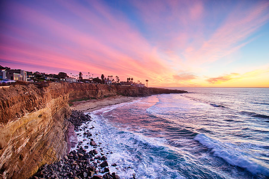 Holiday sunset at the Cliffs Photograph by Chris Mitzlaff - Fine Art ...