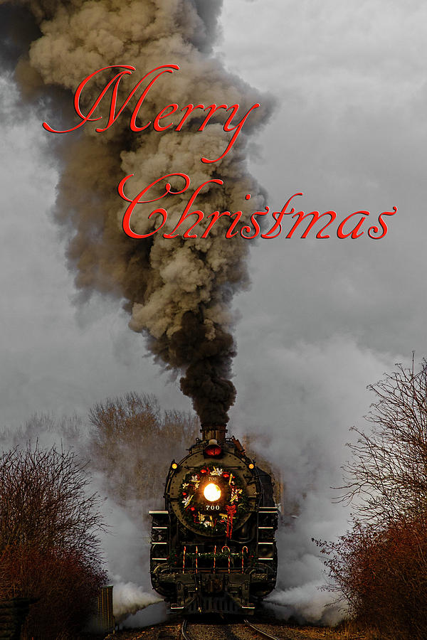 Holiday Train Merry Christmas Photograph by Wes and Dotty Weber