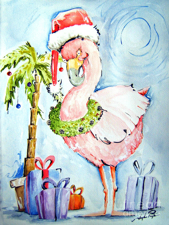 Christmas Painting - Holiday Vacation by Joseph Palotas