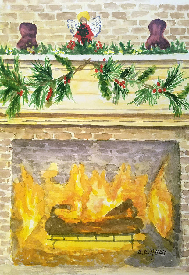 Holiday Warmth Painting by Sharon E Allen