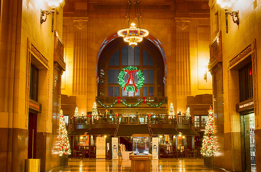 #01 Holidays at Union Station Kansas City Photograph by John Diebolt ...