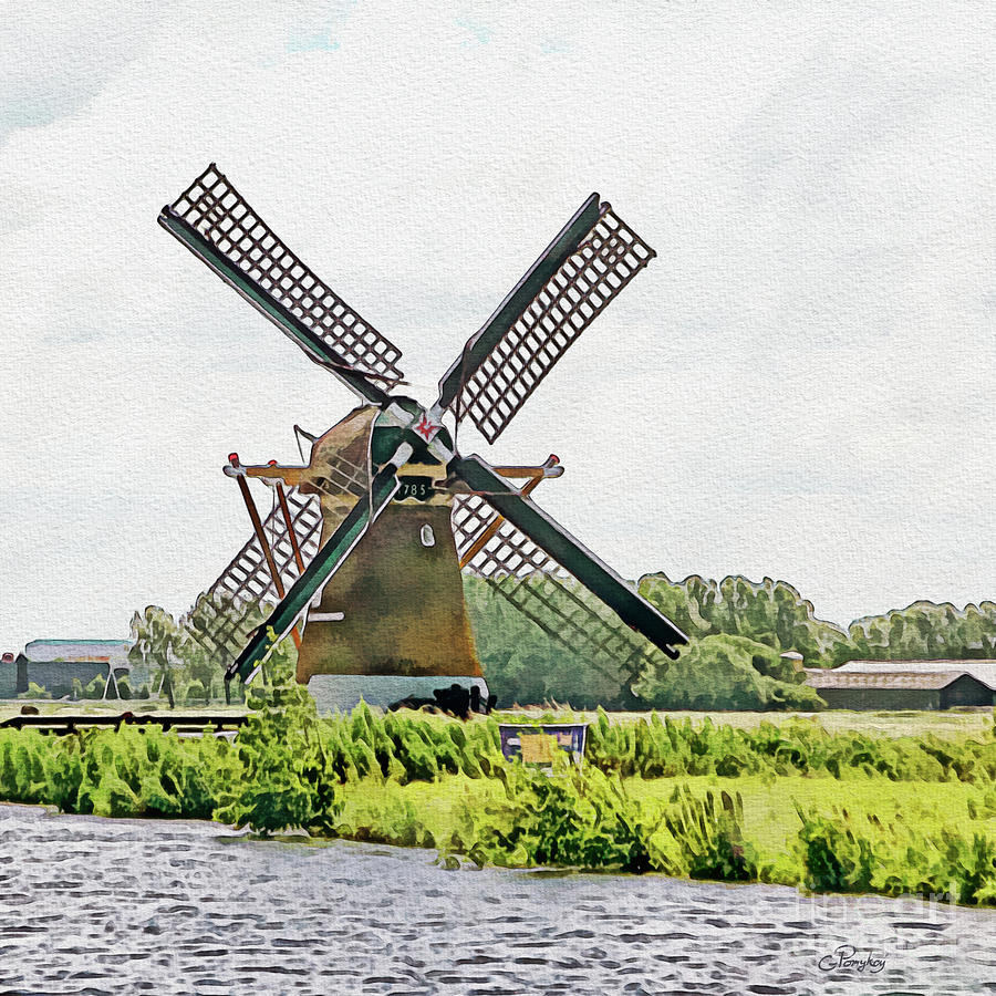Holland - Historic Windmill Photograph by Gabriele Pomykaj