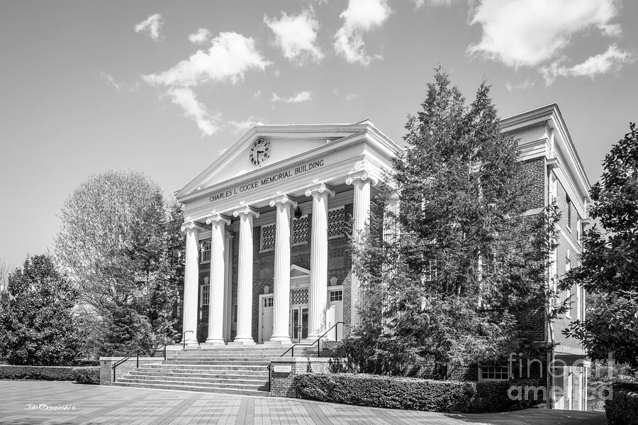 Architecture Photograph - Hollins University Cocke Memorial Building by University Icons
