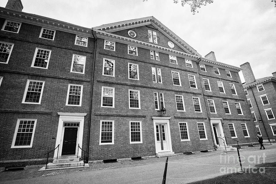 hollis hall harvard university Boston USA Photograph by Joe Fox - Pixels