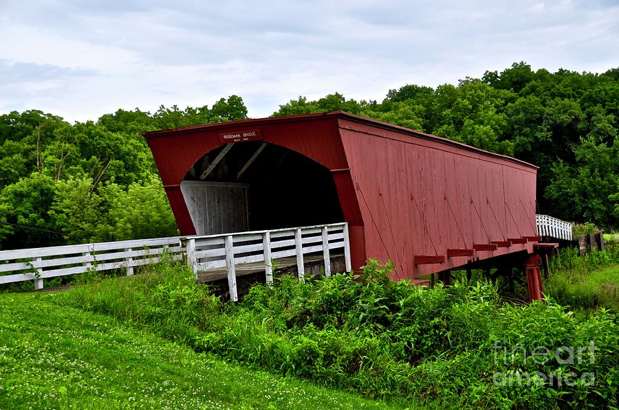 Rose man Covered Bridge Photograph by Susan Chesnut - Pixels