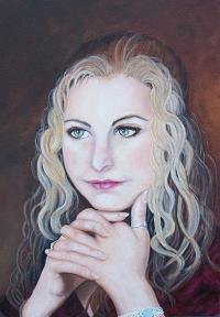 Portrait Painting - Holly by Cynthia Ablicki Portrait Painting - Holly by Cynthia Ablicki