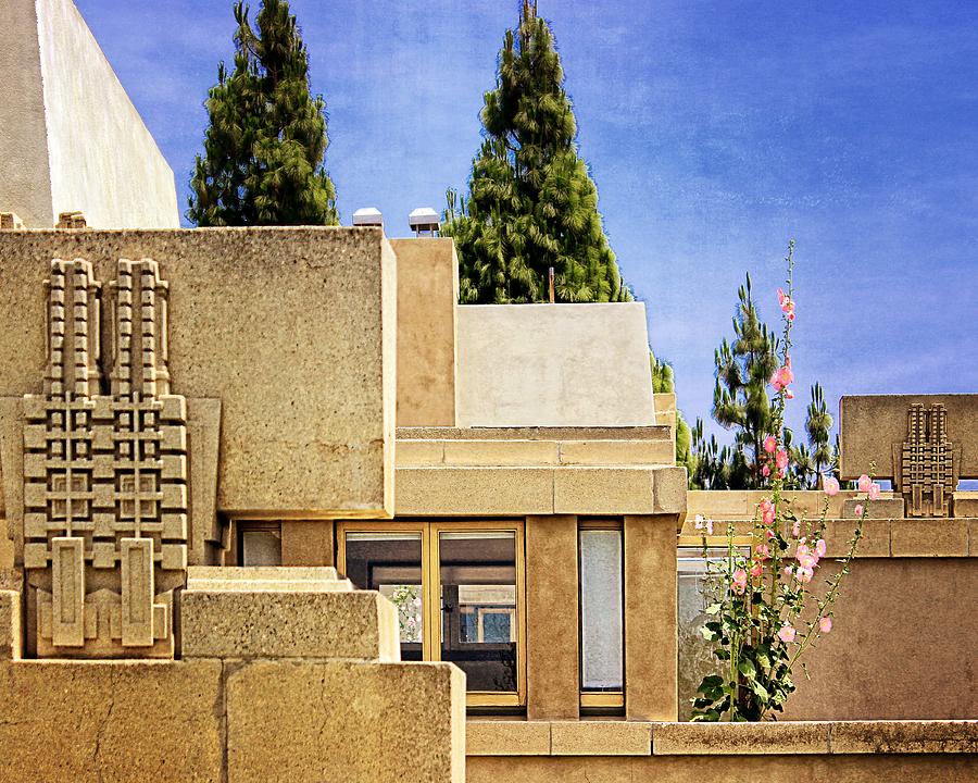 Hollyhock House Photograph by Timothy Bulone