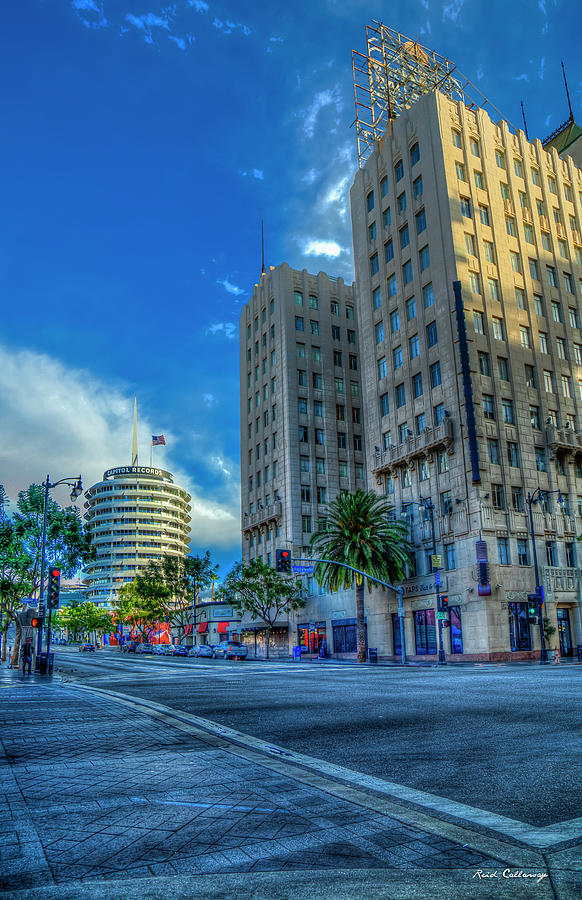 Hollywood and Vine Los Angeles California Art Photograph by Reid Callaway