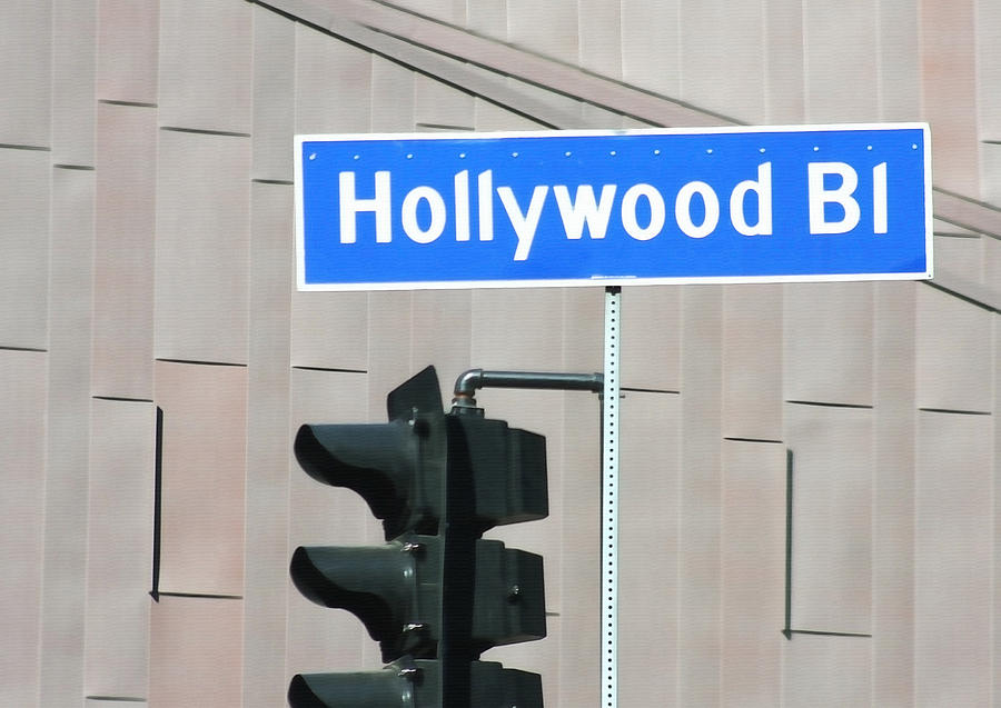 Hollywood Photograph - Hollywood Blvd by Art Block Collections