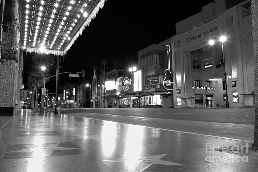 Hollywood Blvd at 3am Photograph by Ernie Madera Fine Art America