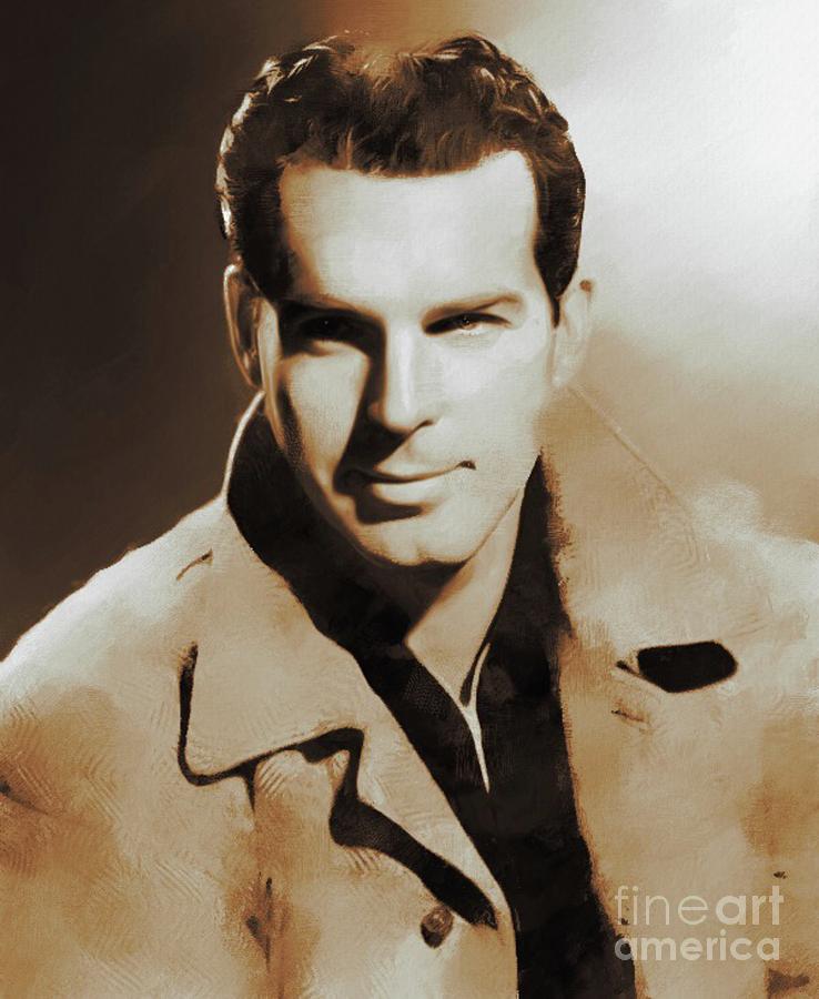 Hollywood Classics, Fred Macmurray, Actor Painting