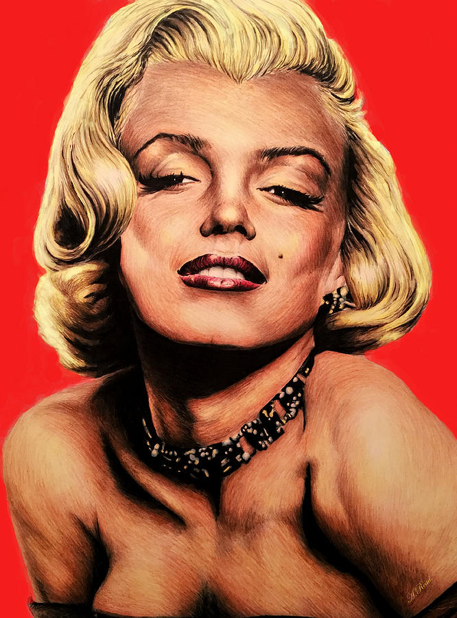 Marilyn Monroe Painting - Hollywood legend Marilyn by Andrew Read